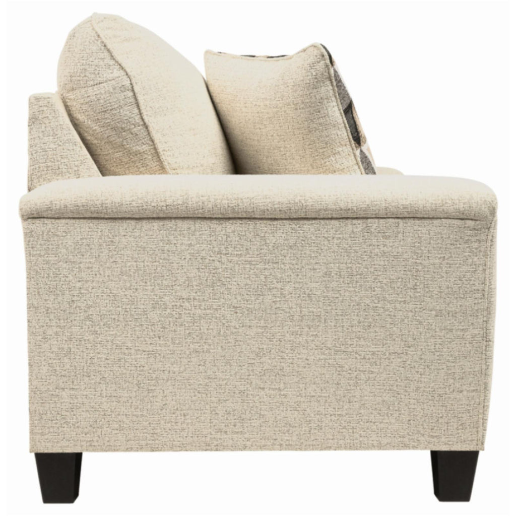 Smoke Gray Fabric Loveseat K545