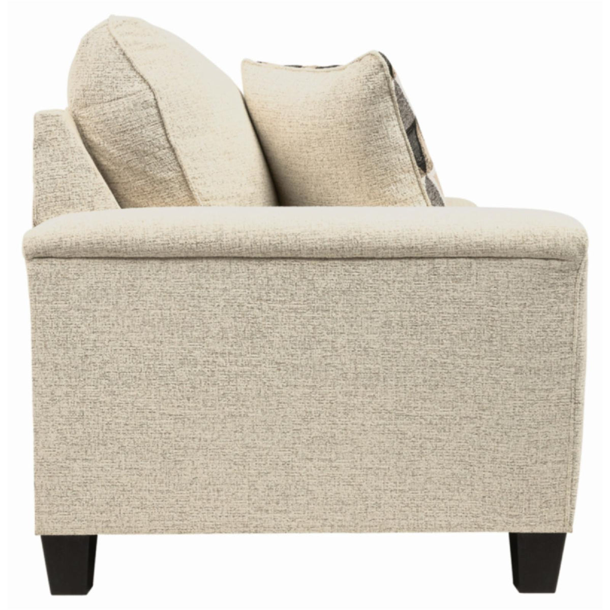 Smoke Gray Fabric Loveseat K545