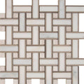 Marble Mosaics Basketweave Honed Tile U3885