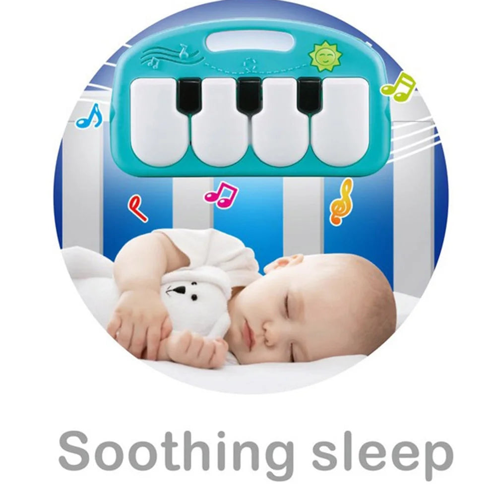 Playmat with Hanging Mirror Musical Activity Center Tummy Time Play Mat D228101