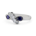 14K White Gold Eternity Band Size 7.5 K6778