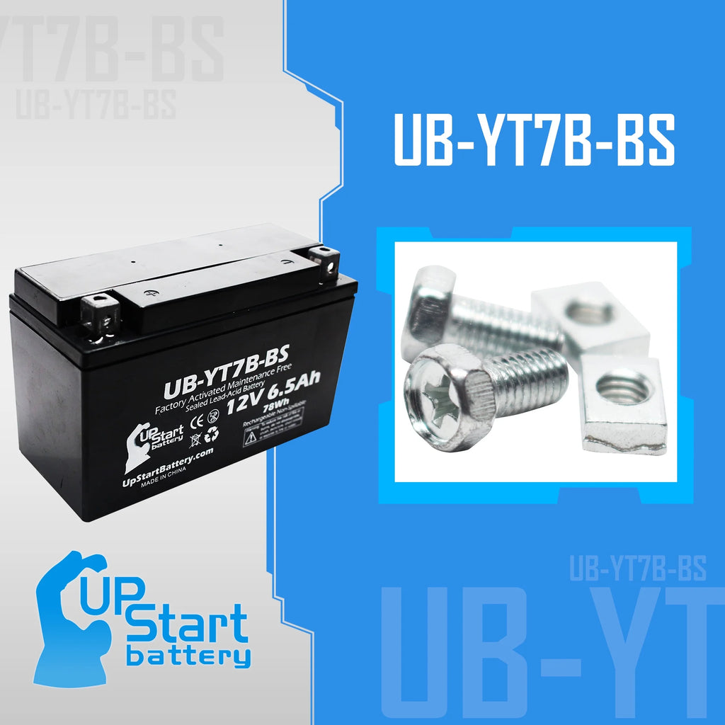 2-Pack 12V 6Ah Motorcycle Battery X3884