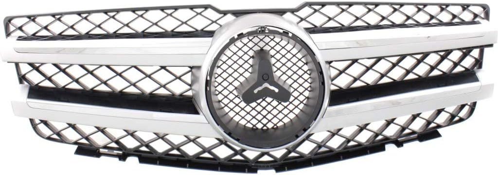 Black Grille Assembly with Chrome Molding and Aluminum Trim U1632