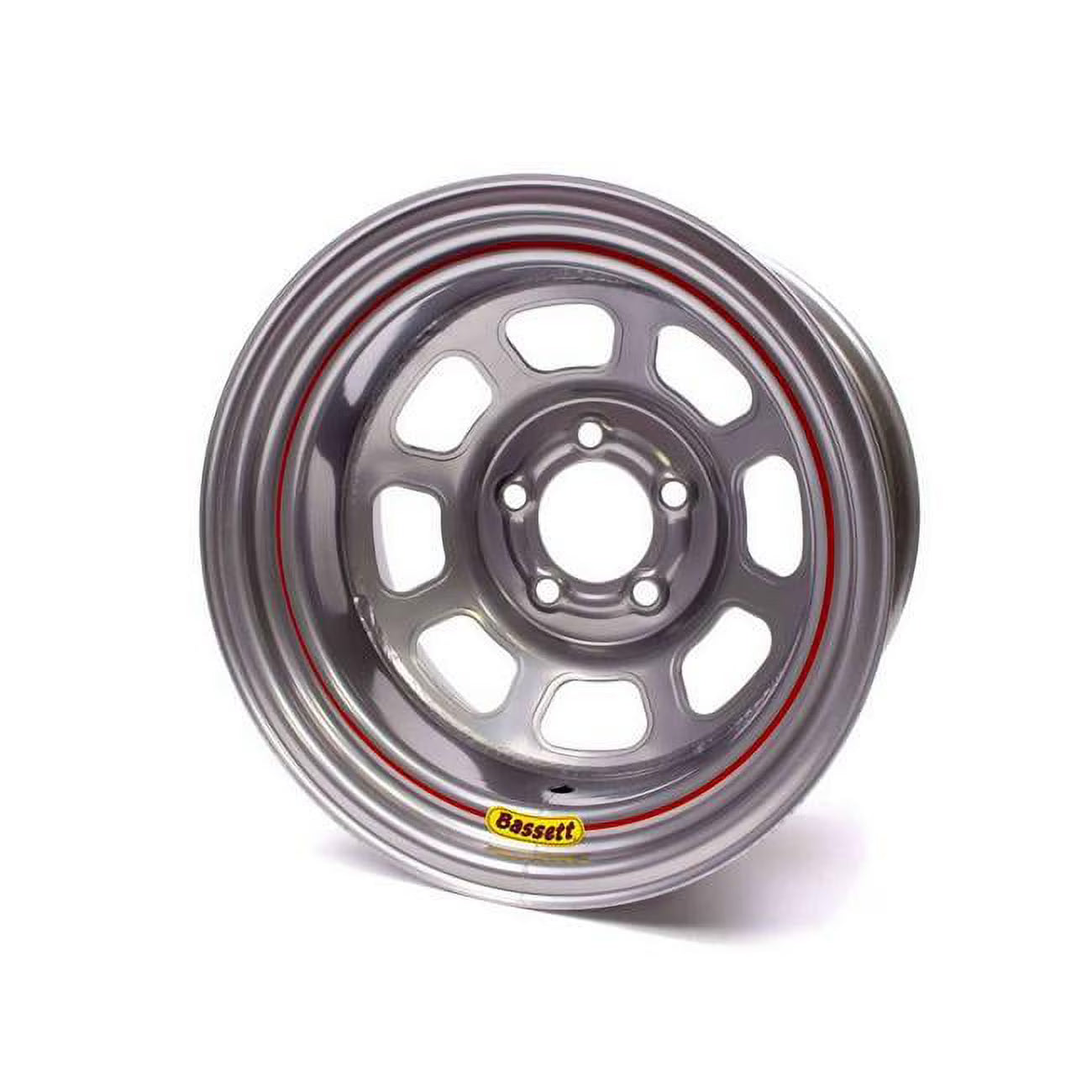 Spun Wheel - 15 x 8 in. - 5 x 5 in. - Silver - 5 in. Back Spacing P30200