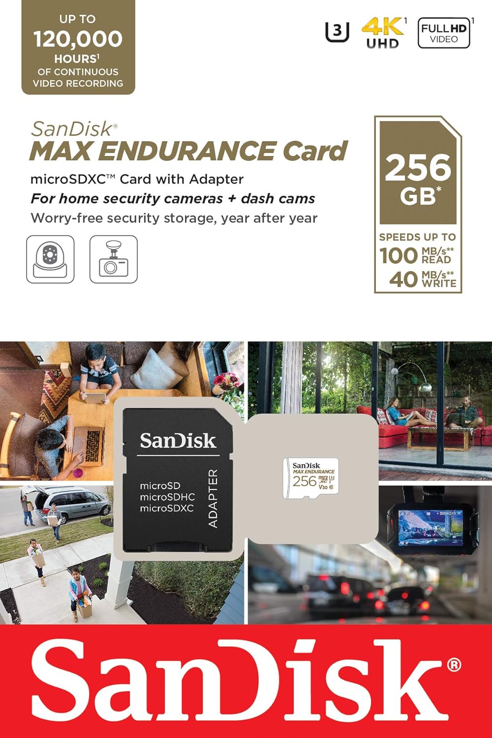 256GB microSDXC Card with Adapter W93154