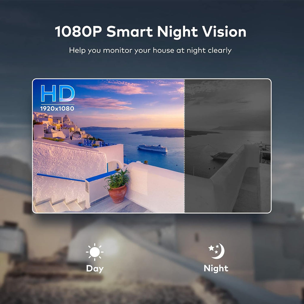Wireless Battery-Powered Outdoor Security Camera with Night Vision and 2-Way Audio A107