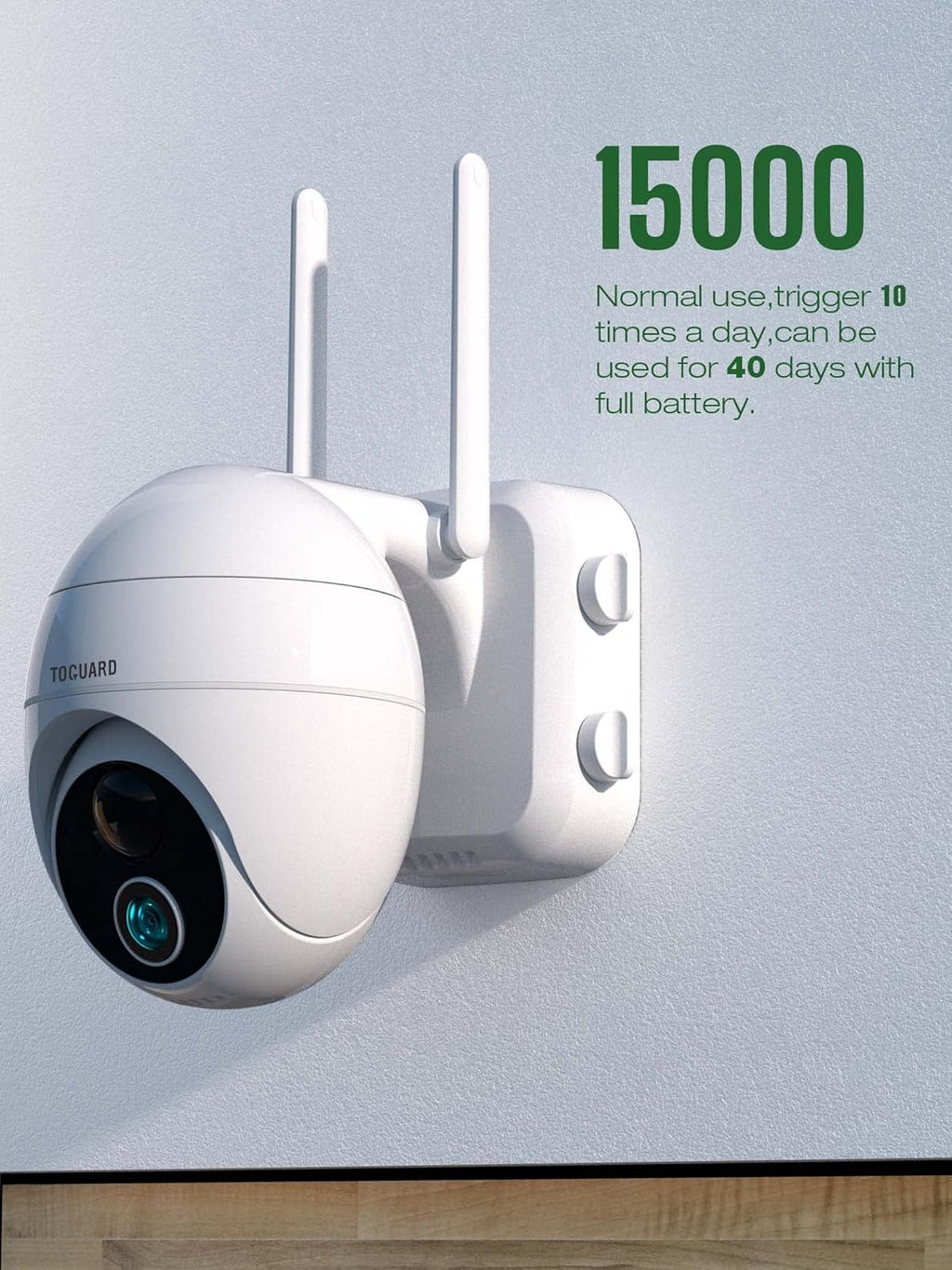 Wireless Outdoor Security Camera with 360° Night Vision N72706