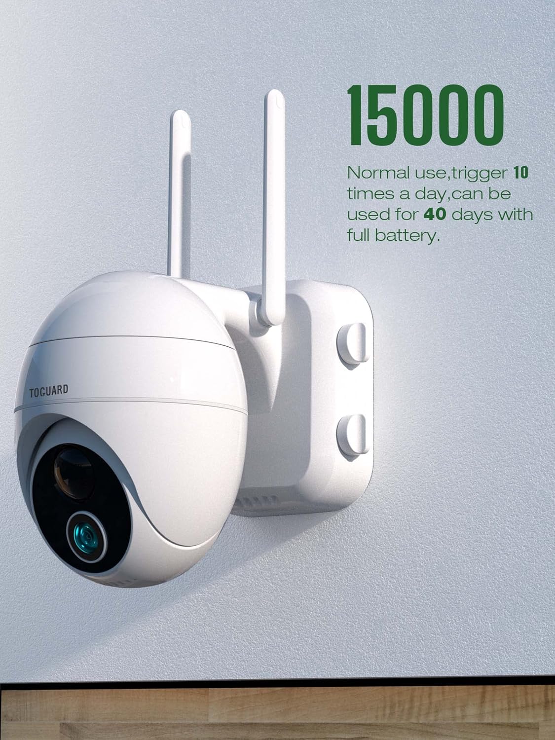 Wireless Outdoor Security Camera with 360° Night Vision N72706