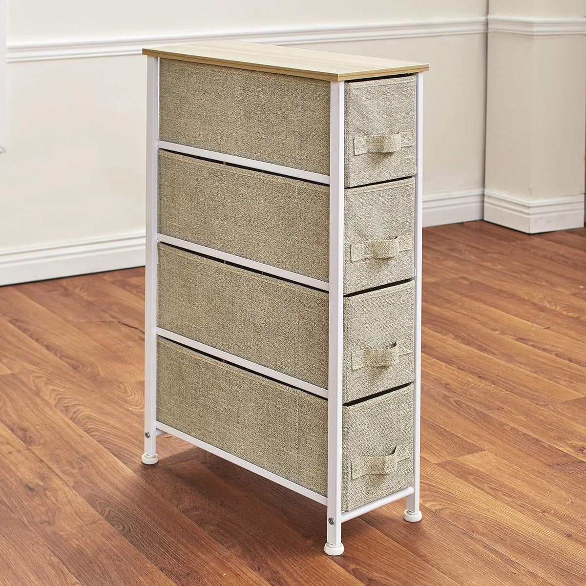 White 4-Drawer Cabinet R54257