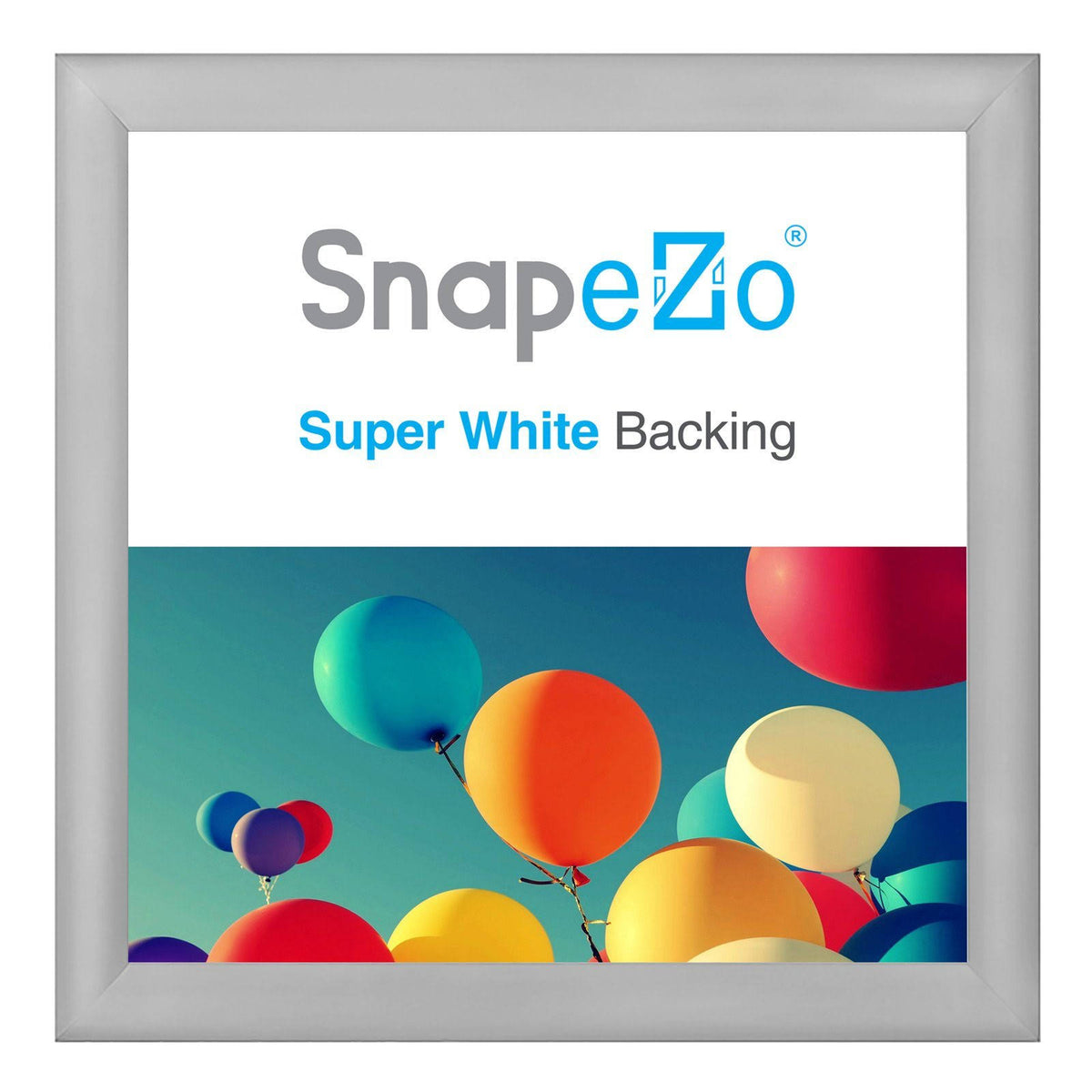 25x25 Silver Snap Frame P8280