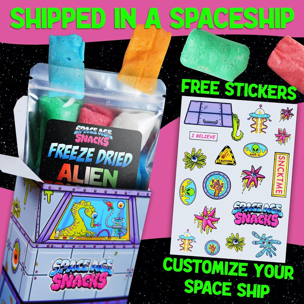 Freeze Dried Candy Variety Pack with 4 Kinds V9488