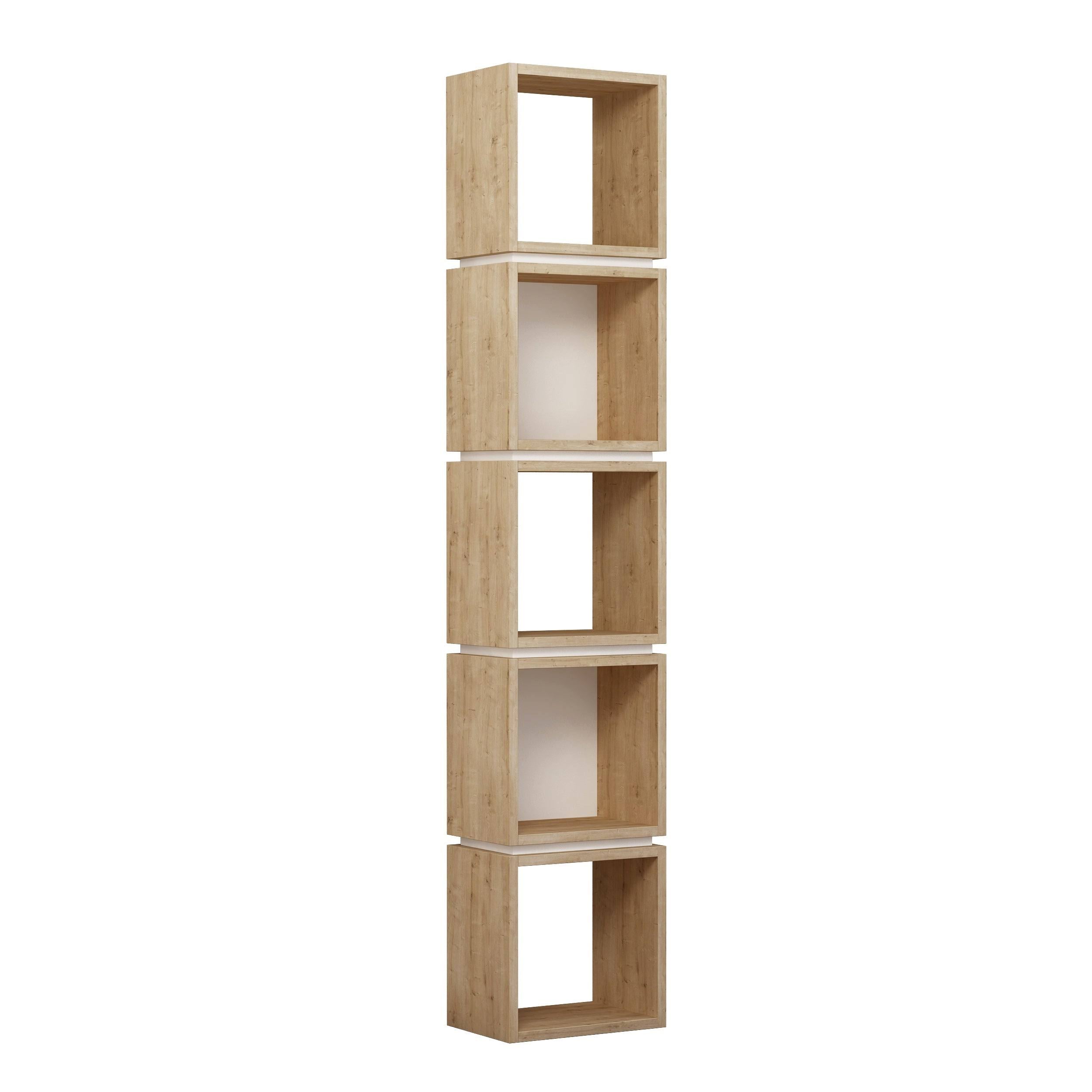 White Modern Bookcase A67042