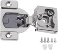 3/4 Inch Soft Close Cabinet Hinges, 6Pcs Overlay 3 Way Adjustability Hidden Hinges, 105 Degree G263796