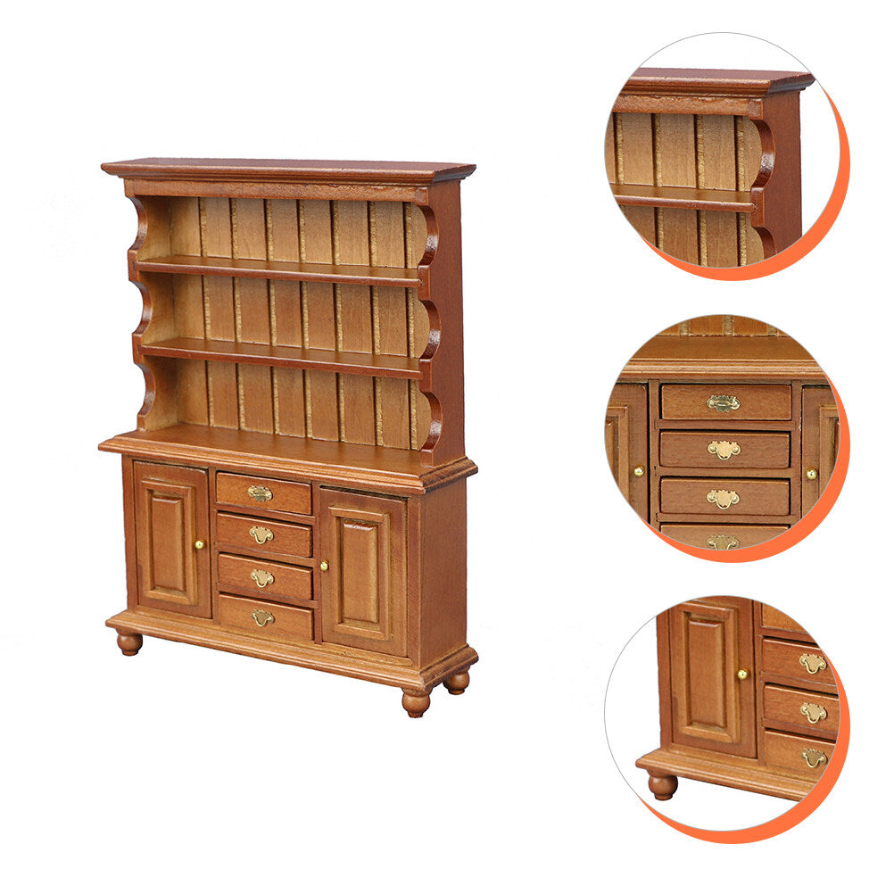 Mini Cabinet Wooden Craft Children Toy W25530