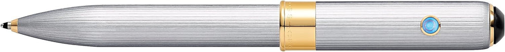Brushed Chrome Ballpoint Pen with 23KT Gold-Plated Appointments, Pack of 2 X126724