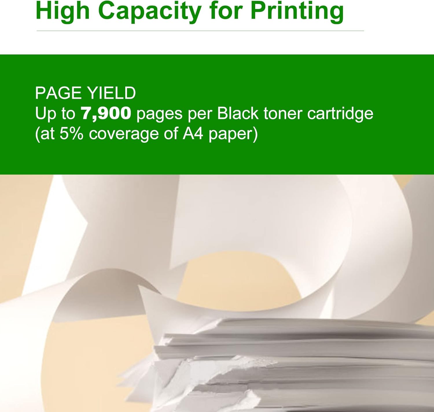 2-Pack Black High Yield 414X Toner Cartridge for HP Color Pro Printers M456