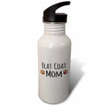 Brown Muddy Paw Prints 21 oz Sports Water Bottle O981513