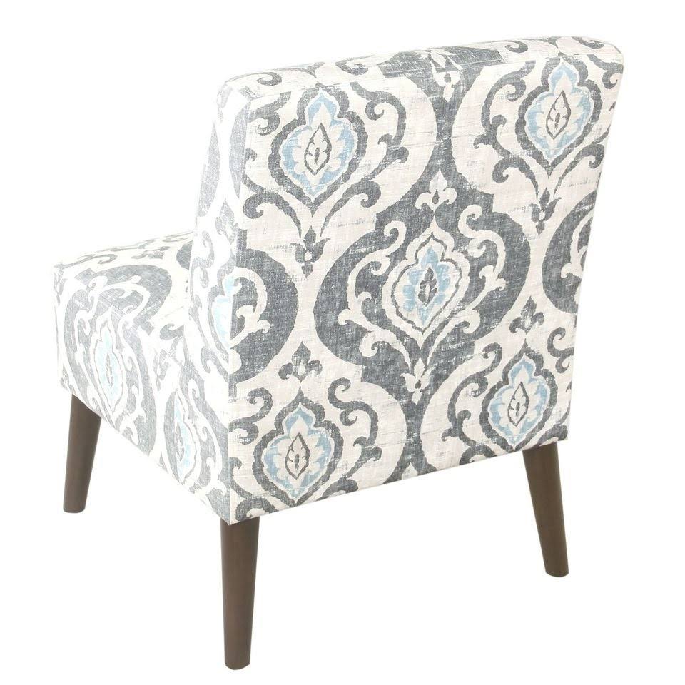 Navy Blue Armless Dining Accent Chair H79783