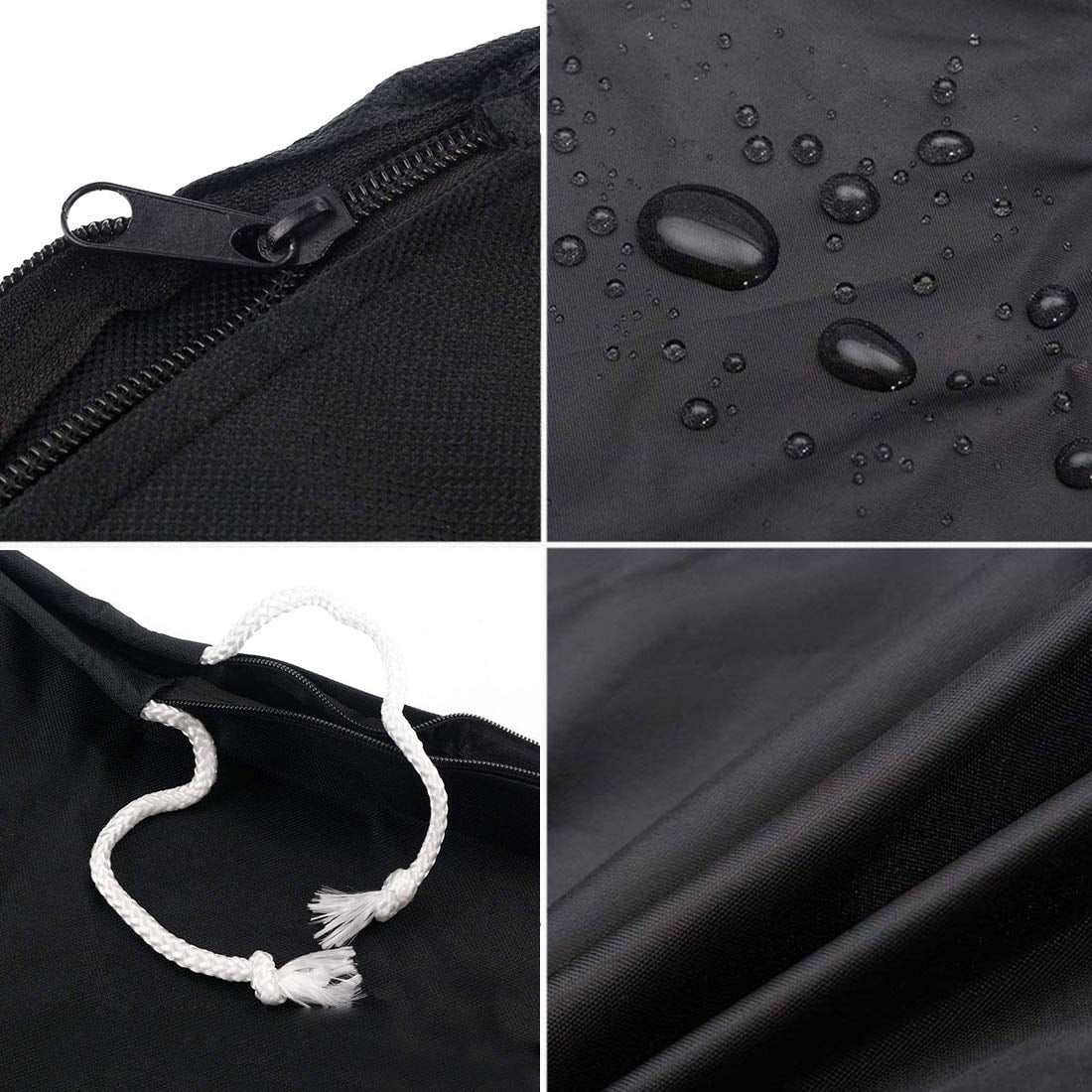 Waterproof 600D Oxford Black Outboard Motor Cover B148