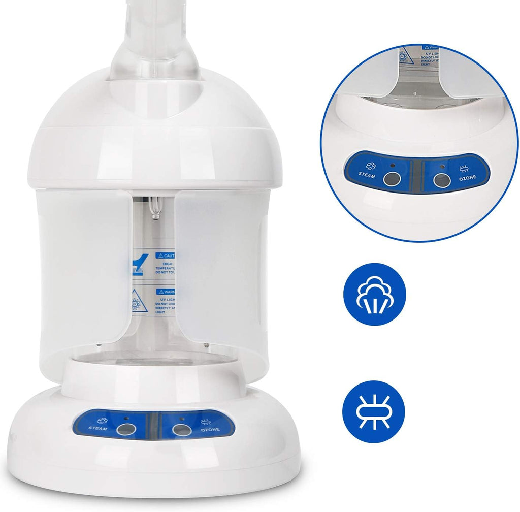 Facial Steamer with Extendable Arm, White, Pack of 2 N483169