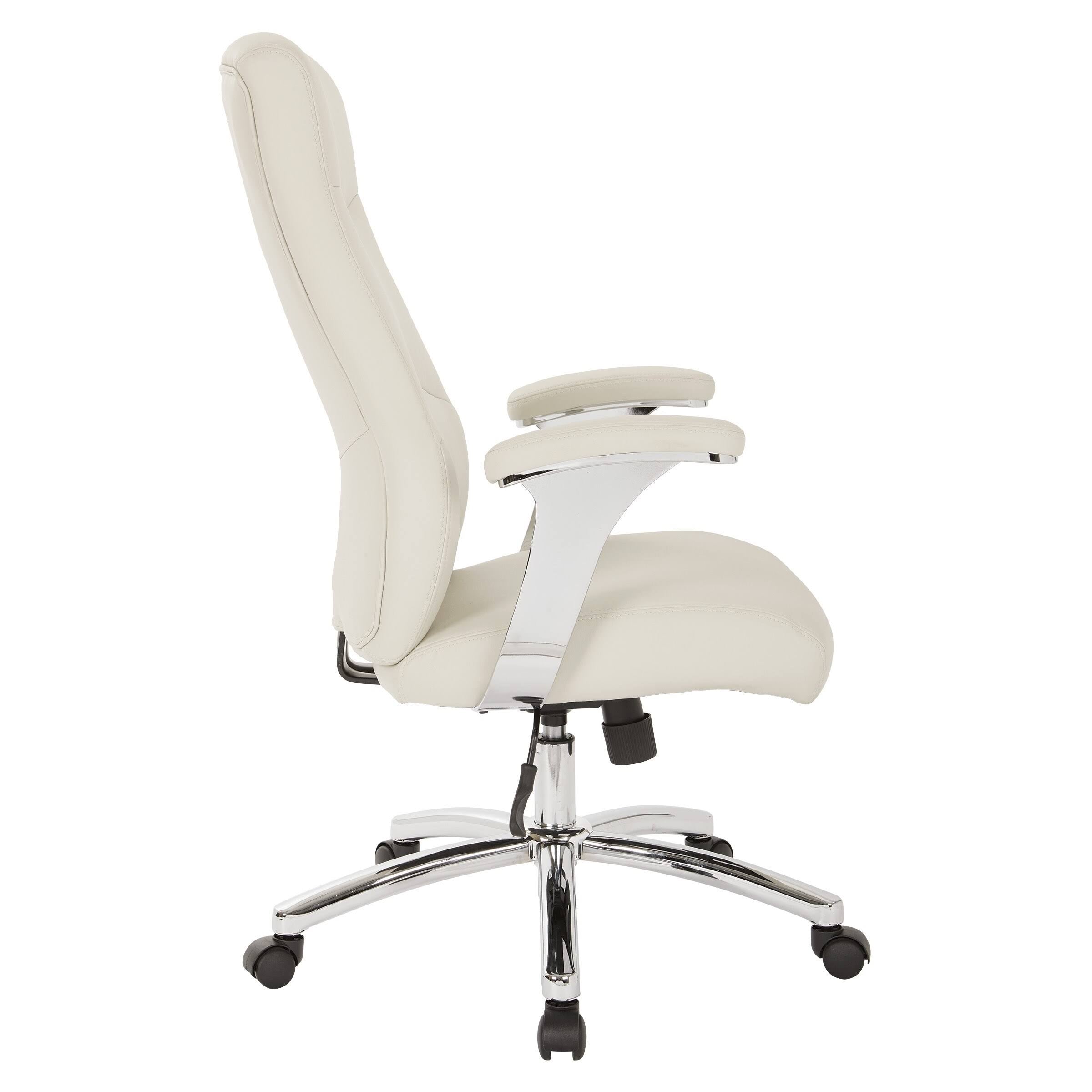 Charcoal High-Back Faux Leather Chair G334249