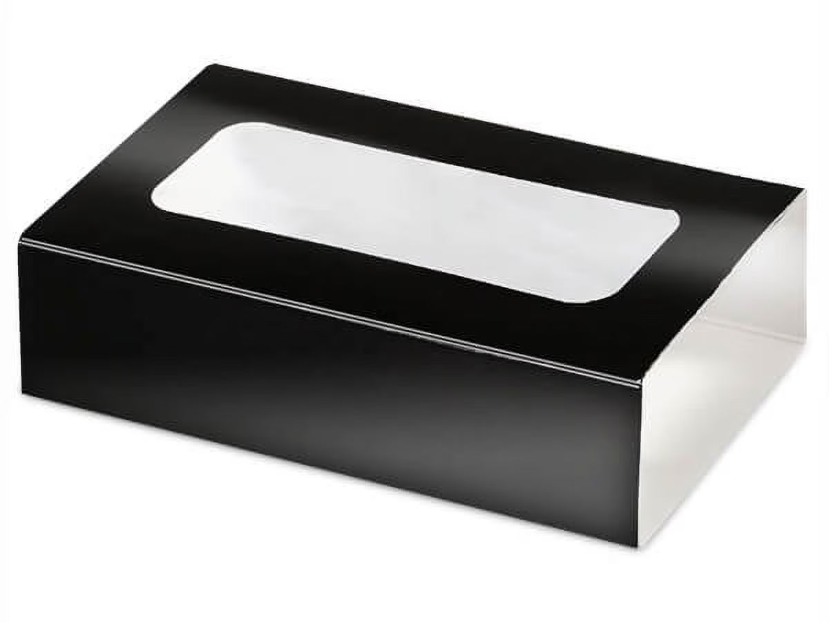 100 PK Black Slide Open Candy Box Sleeve U519