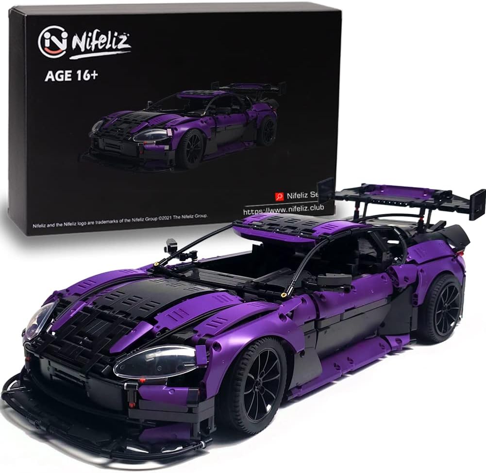 1:8 Scale Sports Car Building Blocks Model (3850 Pcs) R4123