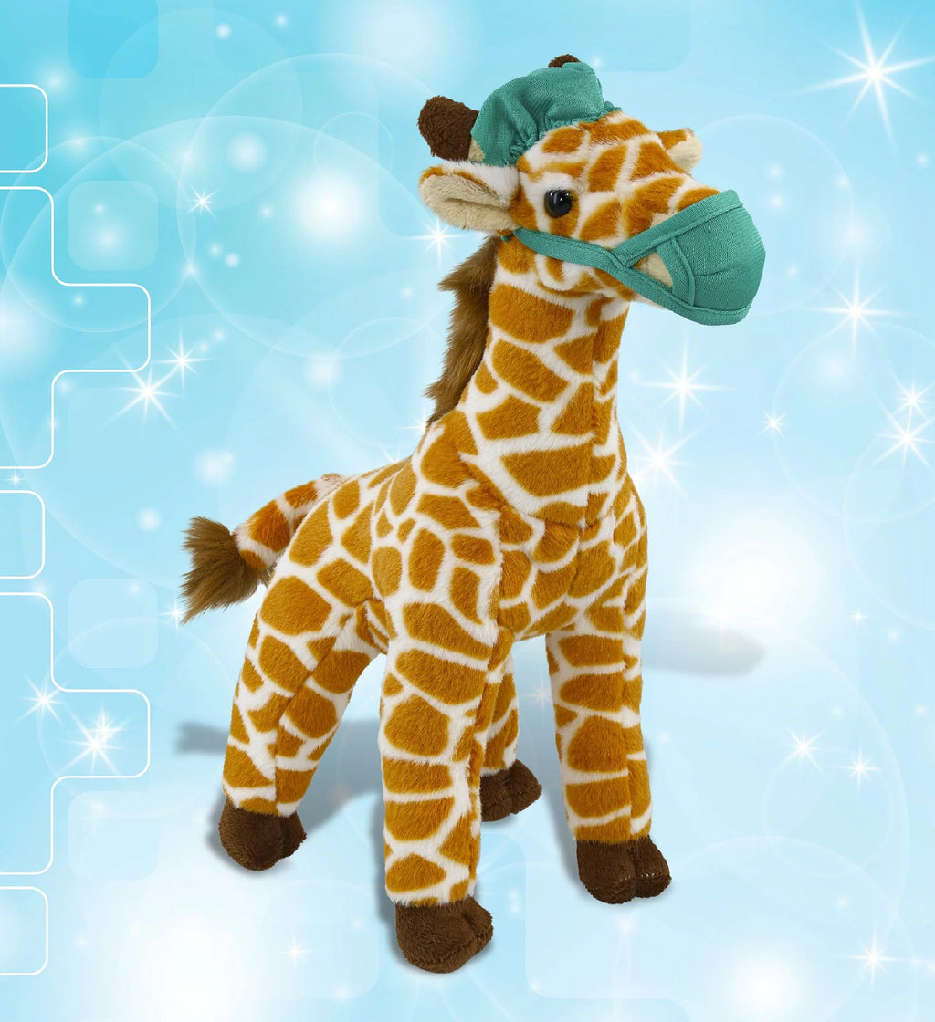 12.5 Inch Giraffe Doctor Plush Toy U36939
