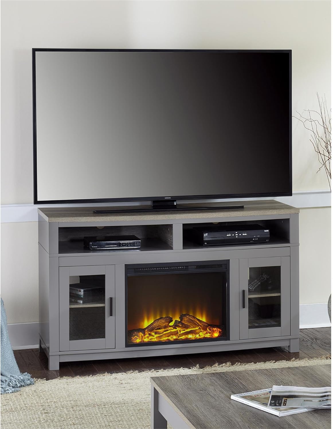 Gray TV Stand L42153