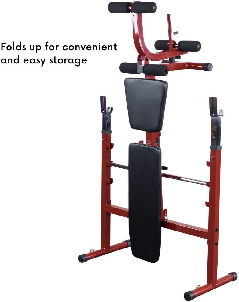 Adjustable Olympic Folding Weight Bench V7458