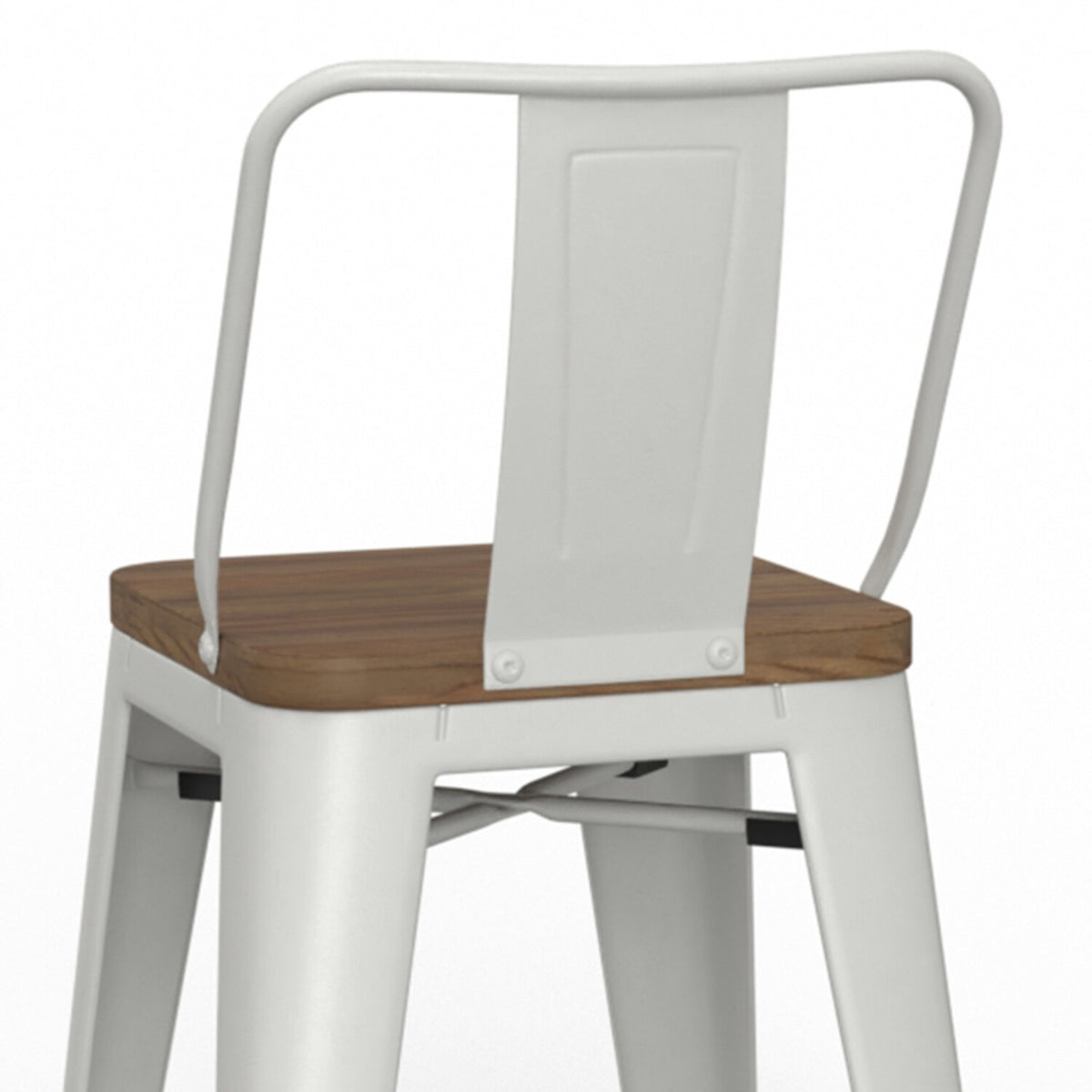 White Counter Height Stool N604568
